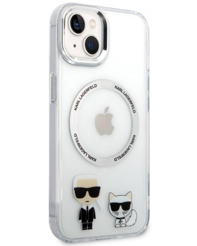 Калъф Karl Lagerfeld - MS Karl Choupette, iPhone 14 Plus, прозрачен - 4